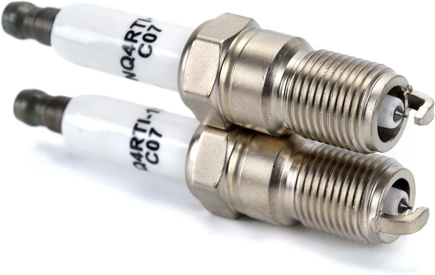 MOCA 4Pcs Spark Plugs fit 88-07 for Ford Taurus 3L, 95-08 Crown Victoria 4.6L, 88-05 for Mercury Sable 3L, 95-07 Grand Marquis 4.6L, 98-08 for Lincoln Town Car 4.6L, 1988 for Merkur XR4Ti 2.3L