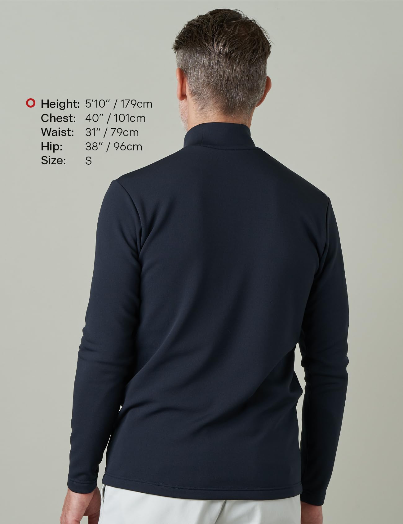 LAPASA Maglia Termica da Uomo con Collo Alto Finto in Micropile - Abbigliamento Termico Traspirante Maniche Lunghe Fodera in Pile Strato Base M102/M123/M132