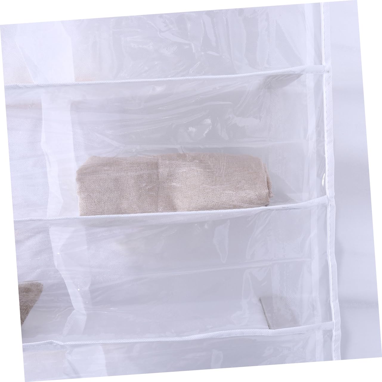 Hohopeti Organizador de Zapatos para Puerta 26 Bolsillos, Blanco, Colgador Gancho, Ahorro de Espacio para Armario y Dormitorio, 2 Piezas
