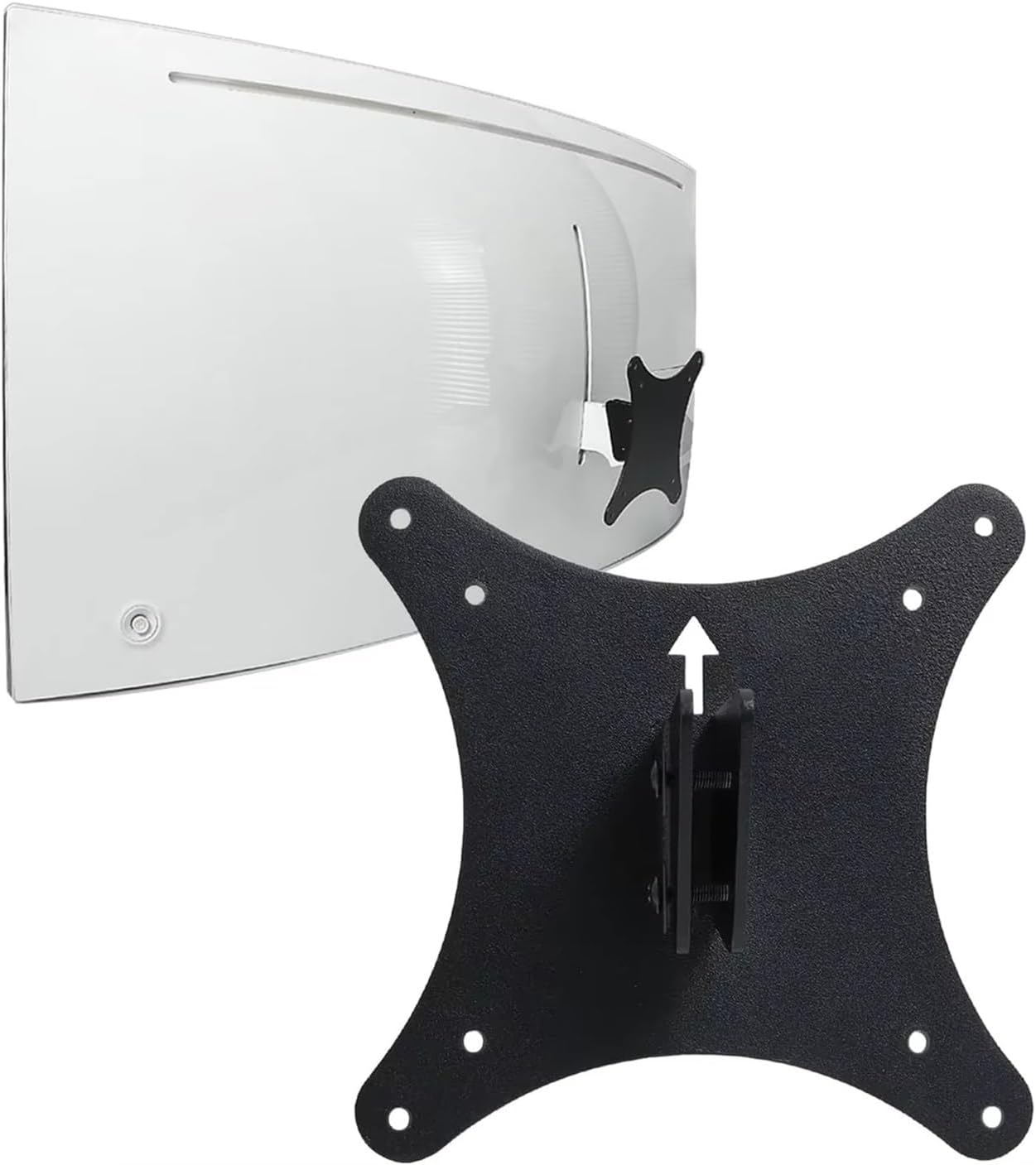 Wall Mount Adapter Bracket，Compatible for Samsung，CJ79 Series CF79 Series Curved Widescreen Monitor C34J791 C34F791 LC34J791 LC34F791 Mount Adapter Bracket(Black)