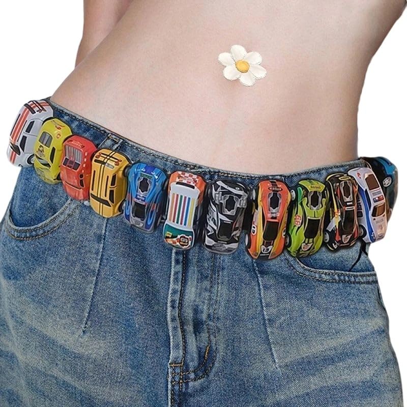 Y2k Belts Funny Waist Chain 2000s Vintage Grunge Accessories Streetwear Aesthetic Waist Belt for Women Fashion