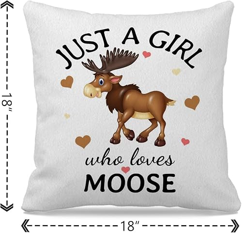 Miniatura 6 de Fundas de almohada de alce, funda de almohada de alce de 18 x 18 pulgadas, decoraciones de alce de Navidad, almohada de alce para sofá, regalos de
