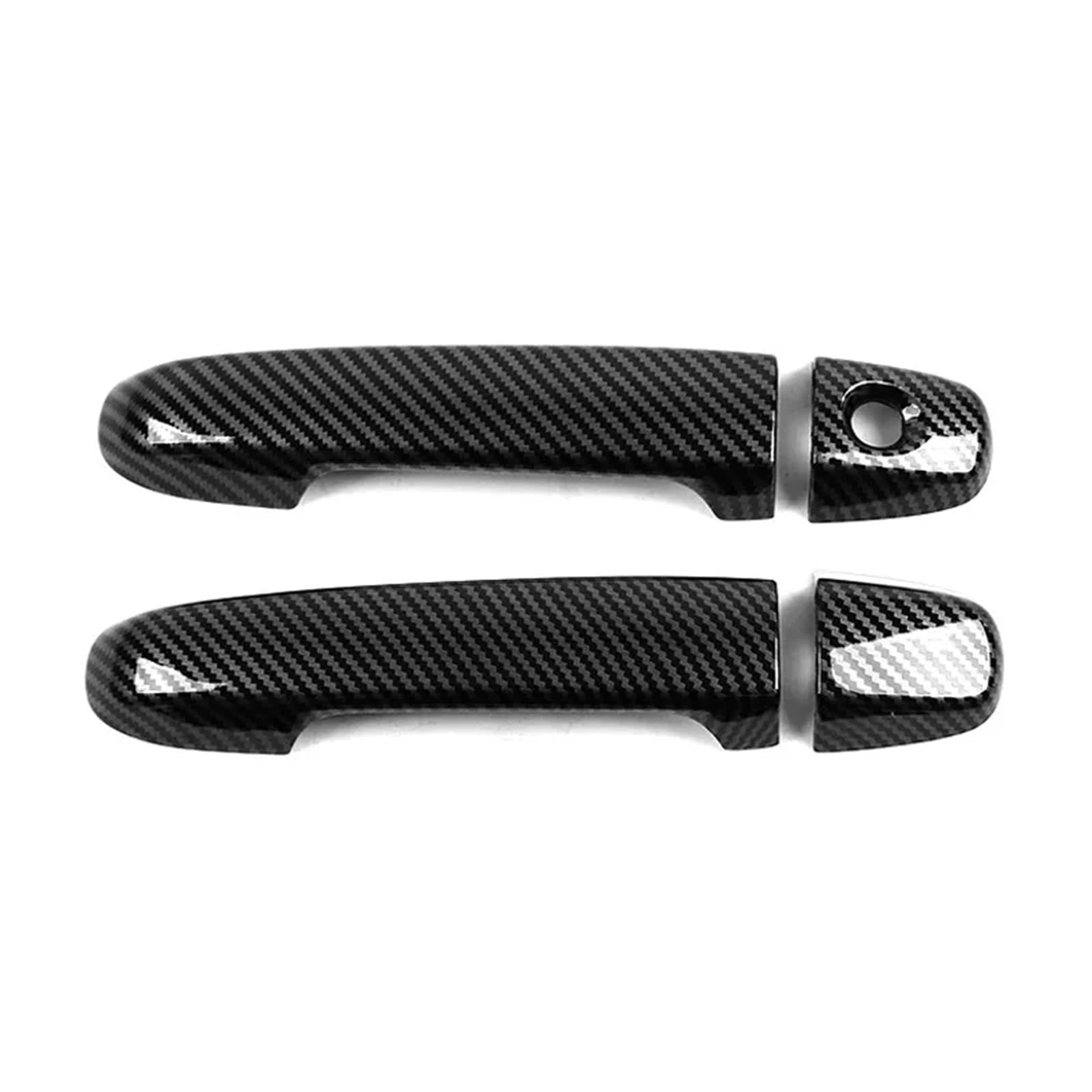 Bqwyedpl 2 1Hole Carbon Fiber Fit For Subaru Fit For Forester 2019-2024 Door Handle Bowl Modification Accessories Car Door Latch Handle(2 1Hole Carbon Fiber)