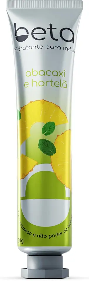 Beta Creme Hidratante Para as Mãos - Abacaxi e Hortelã 30g