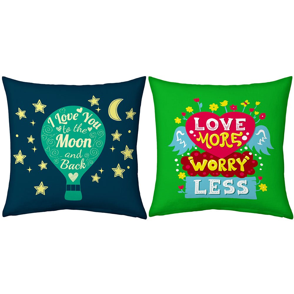 Set of 2 Latest Home Decor Designer Cushion Love Cushion Chair Cushion