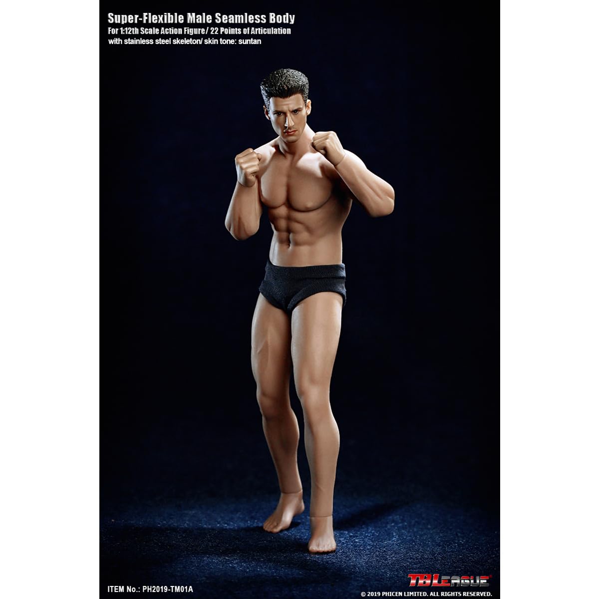 Amazon | HiPlay TBLeague 1/12 シームレス 男性 筋肉素体 ヘッド付き