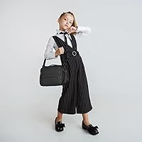 Vista 7 de Cerbonny Lonchera para niños, bolsa de almuerzo aislada para niñas y niños, poliéster duradero con forro de PEVA, correa de hombro ajustable, 10.8