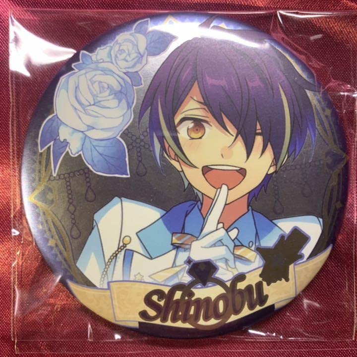 あんスタ あんさんぶるスターズ 仙石忍 缶バッジ スタステ ハート缶