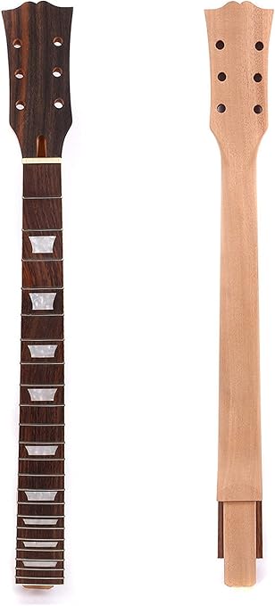 Amazon Co Jp ギターネック22フレットワンピースマホガニーローズウッド L楽器の交換部品のためのエレキギターギターネック Tianminjiedm 楽器 音響機器