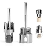 Saipe 2pcs Pipe Threading Tool with Extension, Integrated Internal & External Pipe Thread Cutting Tool PVC/PPR Water Pipe Threader Kit 1/2