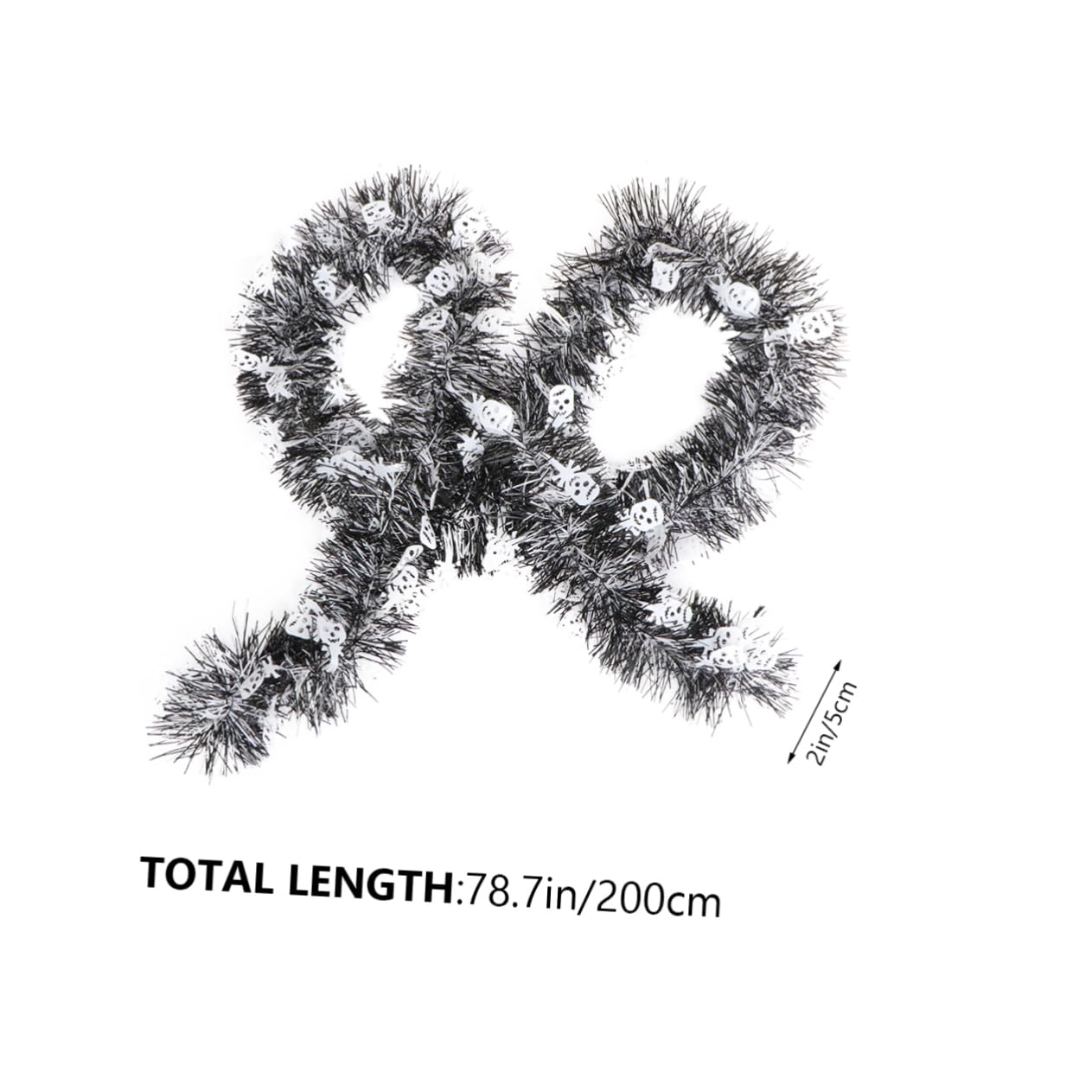 COLLBATH DIY Halloween Decorations Wool Strips Pumpkin Witch Spider Ghost Outdoor Mantel Decor