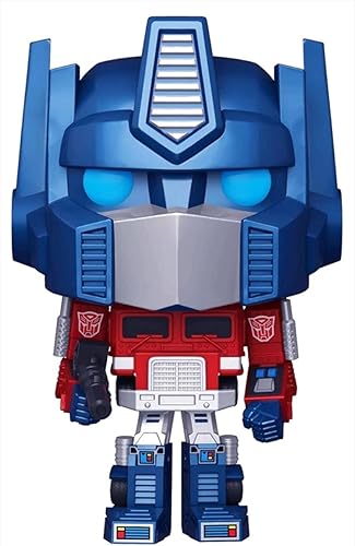 Funko Pop! Retro Toys: Transformers - Metálico Optimus Prime Exclusivo de Amazon
