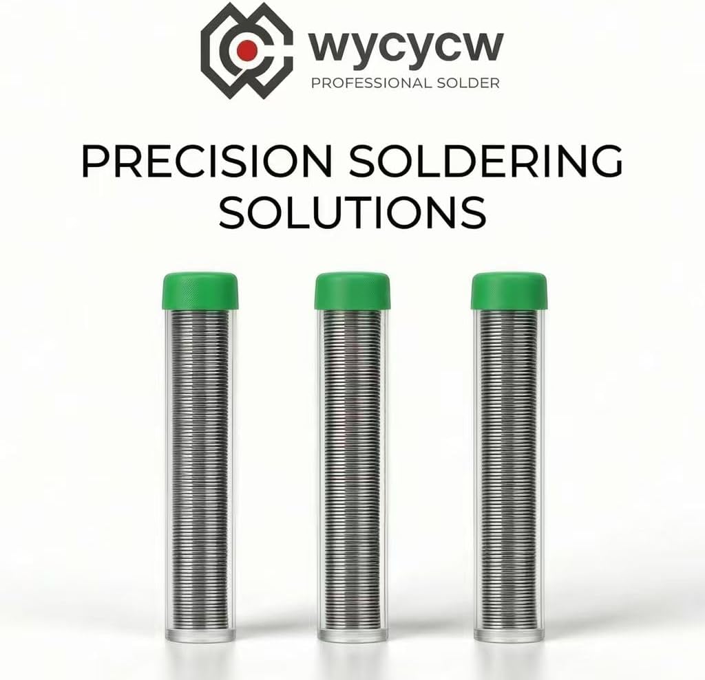 3Pcs Solder Wire Leadfree,High Purity Tin Rosin Core Solder for Electronic Electrical Soldering Components Repair,Low Residue (0.8mm 33g)