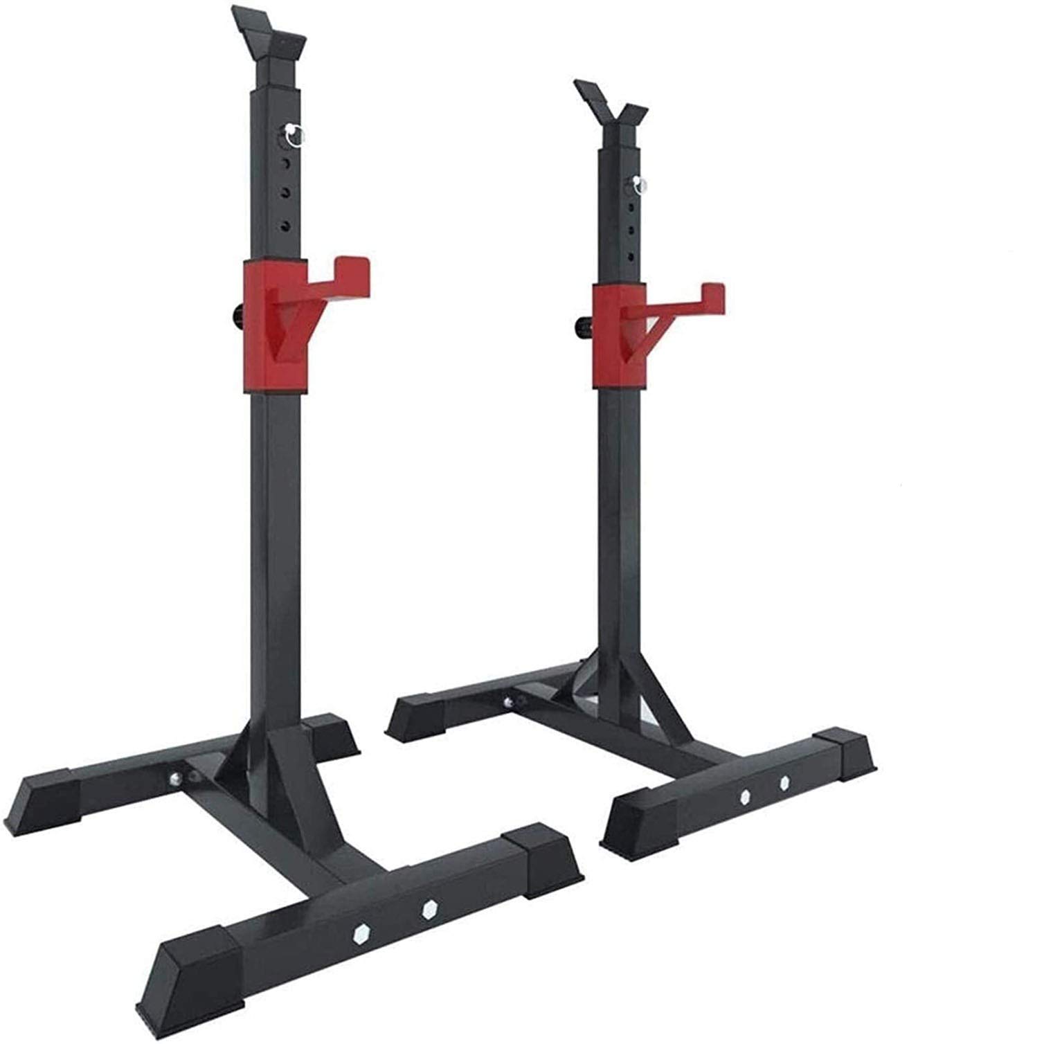 Buy Height Adjustable Squat Rack, Olympic Barbell Racks Stands, Dip