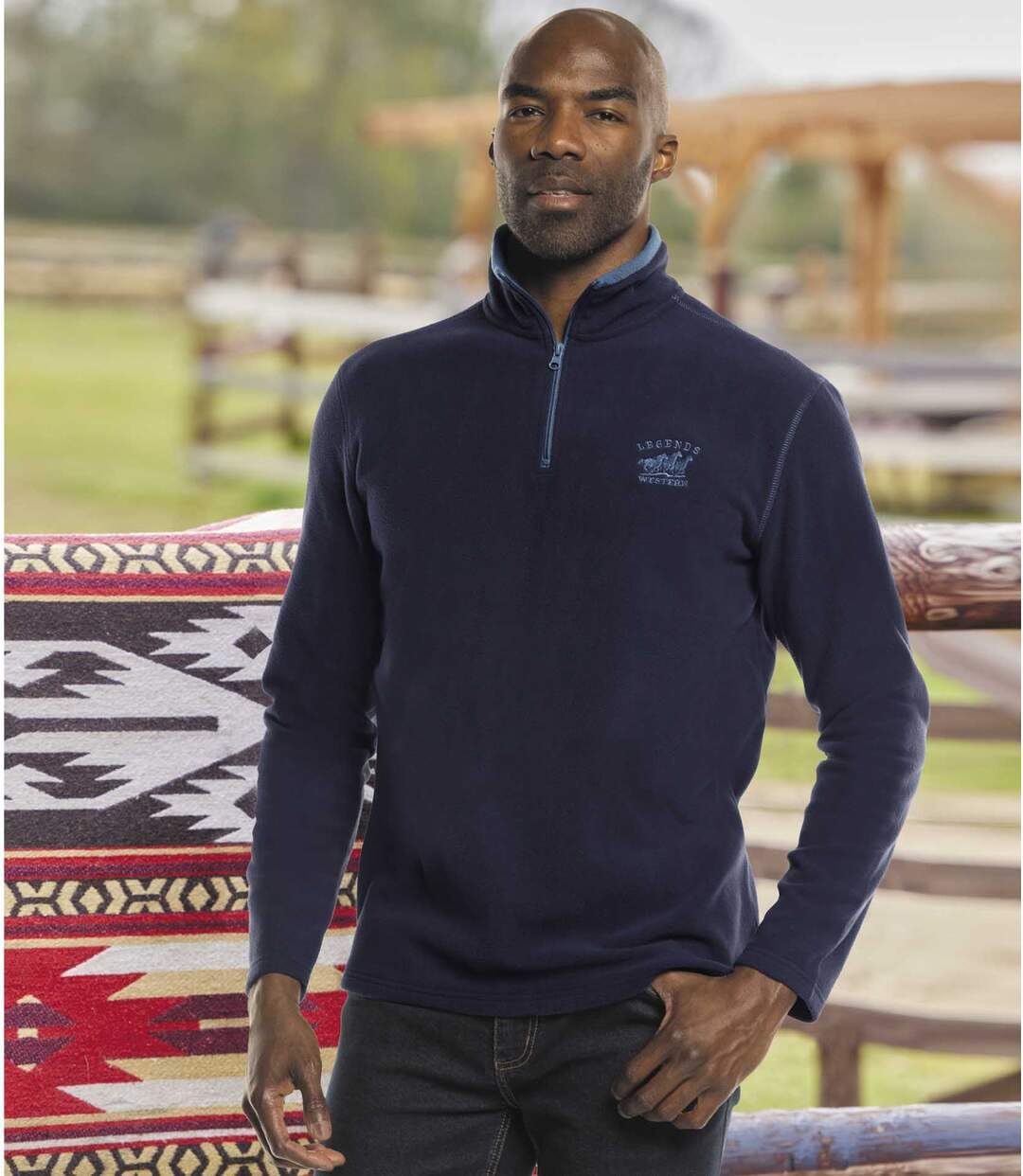 ATLAS FOR MEN - Lot de 2 Pulls en Micropolaire pour Homme - Léger et Doux - Parfait pour l'hiver - Disponible en Grandes Tailles du M au 5XL