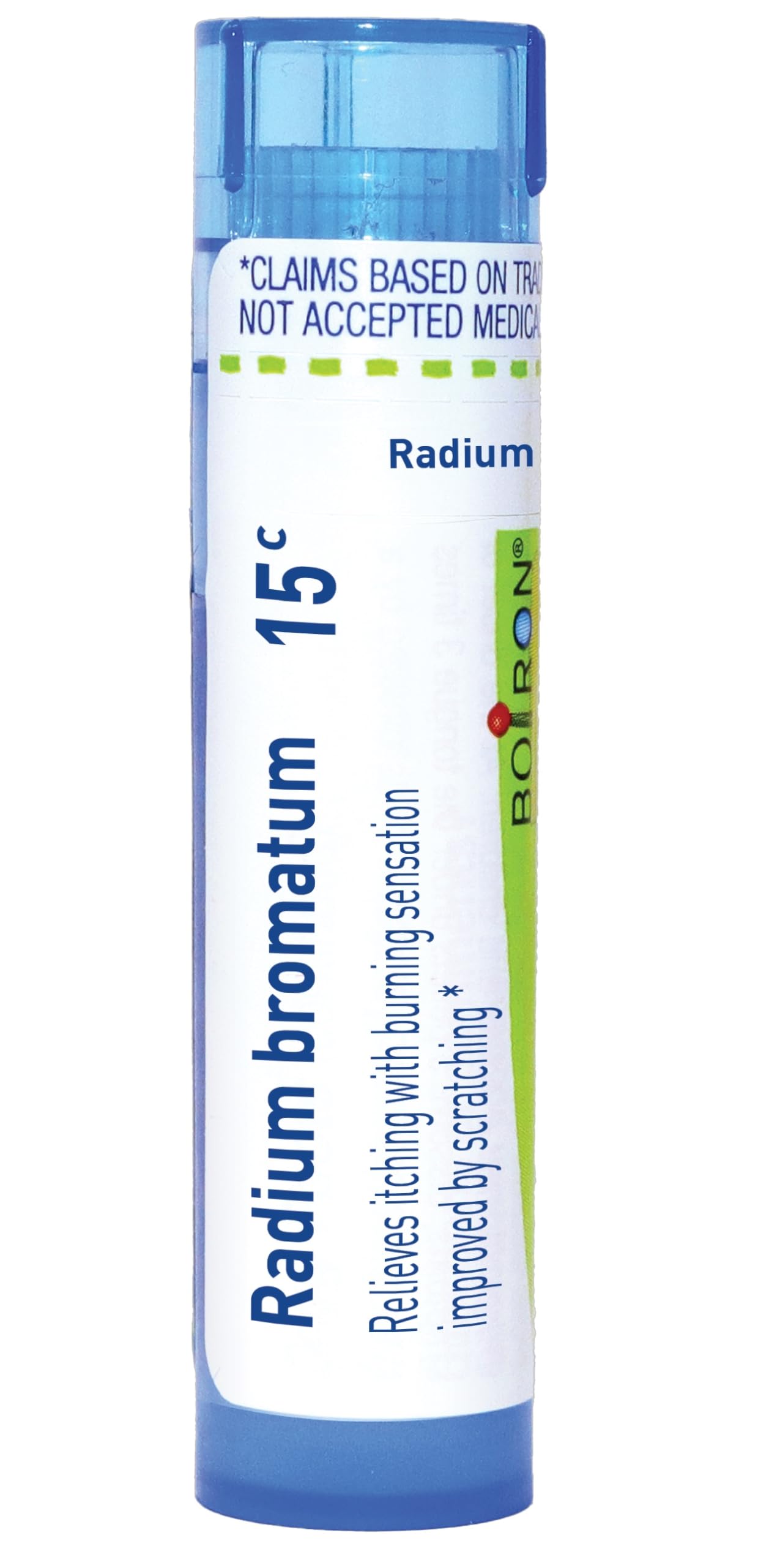 Boiron Radium Bromatum 15C for Itching with Burning Sensation Improved by Scratching - 80 Pellets