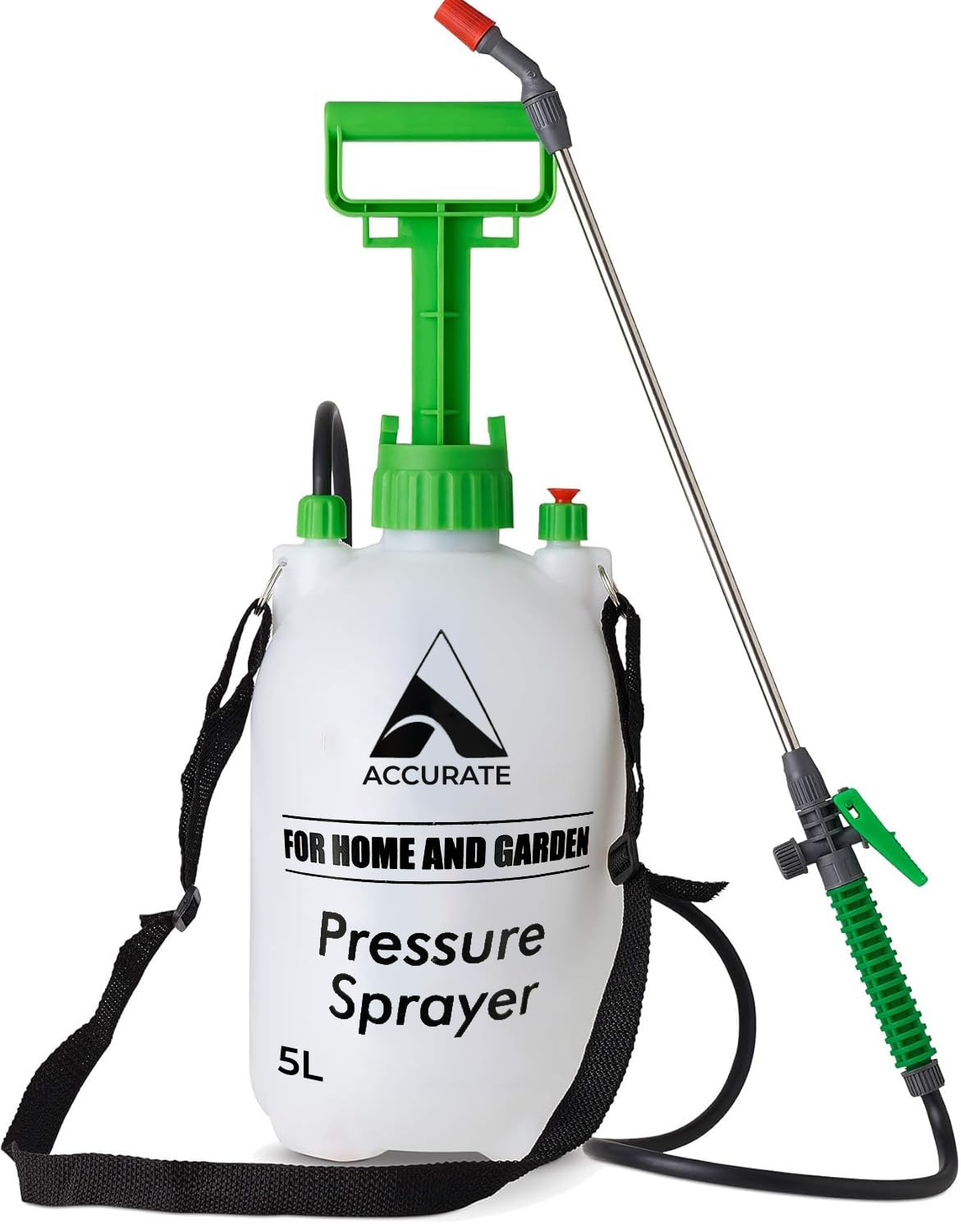 Accurate 5L Pressure Garden Sprayer & Pump Bottle for Weed Control