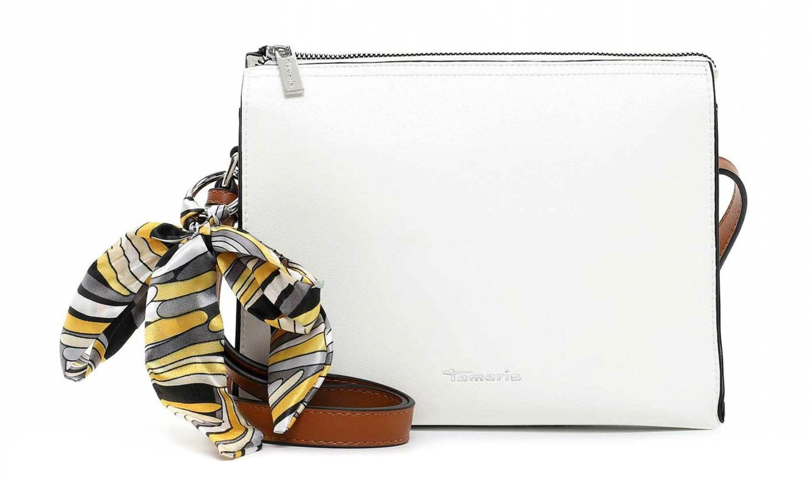 Tamaris Gerlinde Crossover Bag blanco con diseño compacto y asa ajustable para el día a día 5