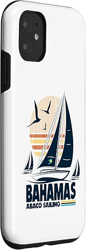 Miniatura 9 de Funda para iPhone 13 Abaco Sloop Sailing Bahamas Regatta Sailboat Bahamian Flag Case
