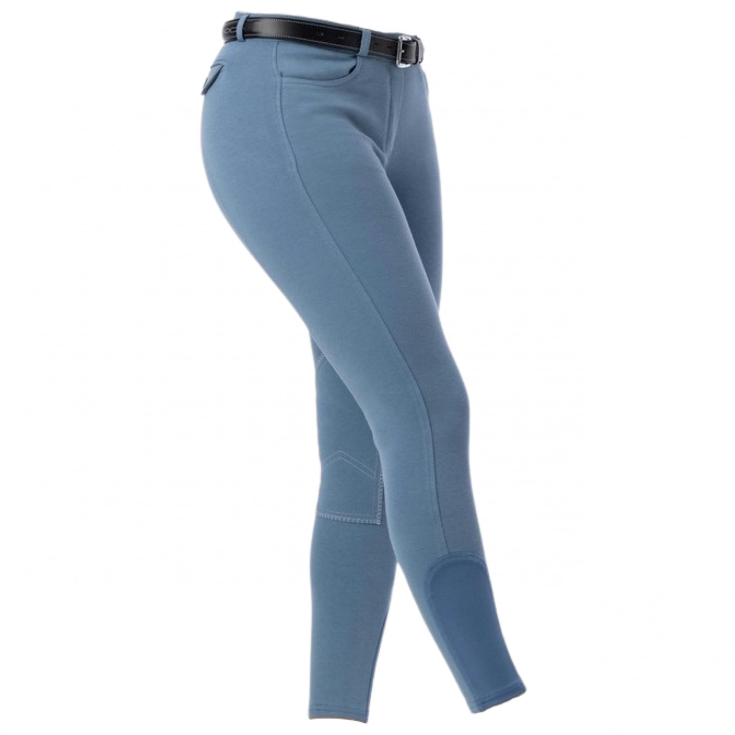 RIDING WORLD Pantalon d'équitation pour femme et enfant Alexandrie | Pantalon d'équitation avec genoux en tissu | avec poches avant | Legging d'équitation en six couleurs | Vêtements d'équitation en