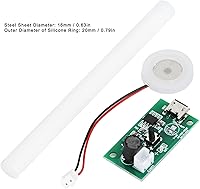 Vista 2 de Mini humidificador USB de 5 V, kit de disco de atomización, placa de atomización USB con control de interruptor de temporizador, controlador