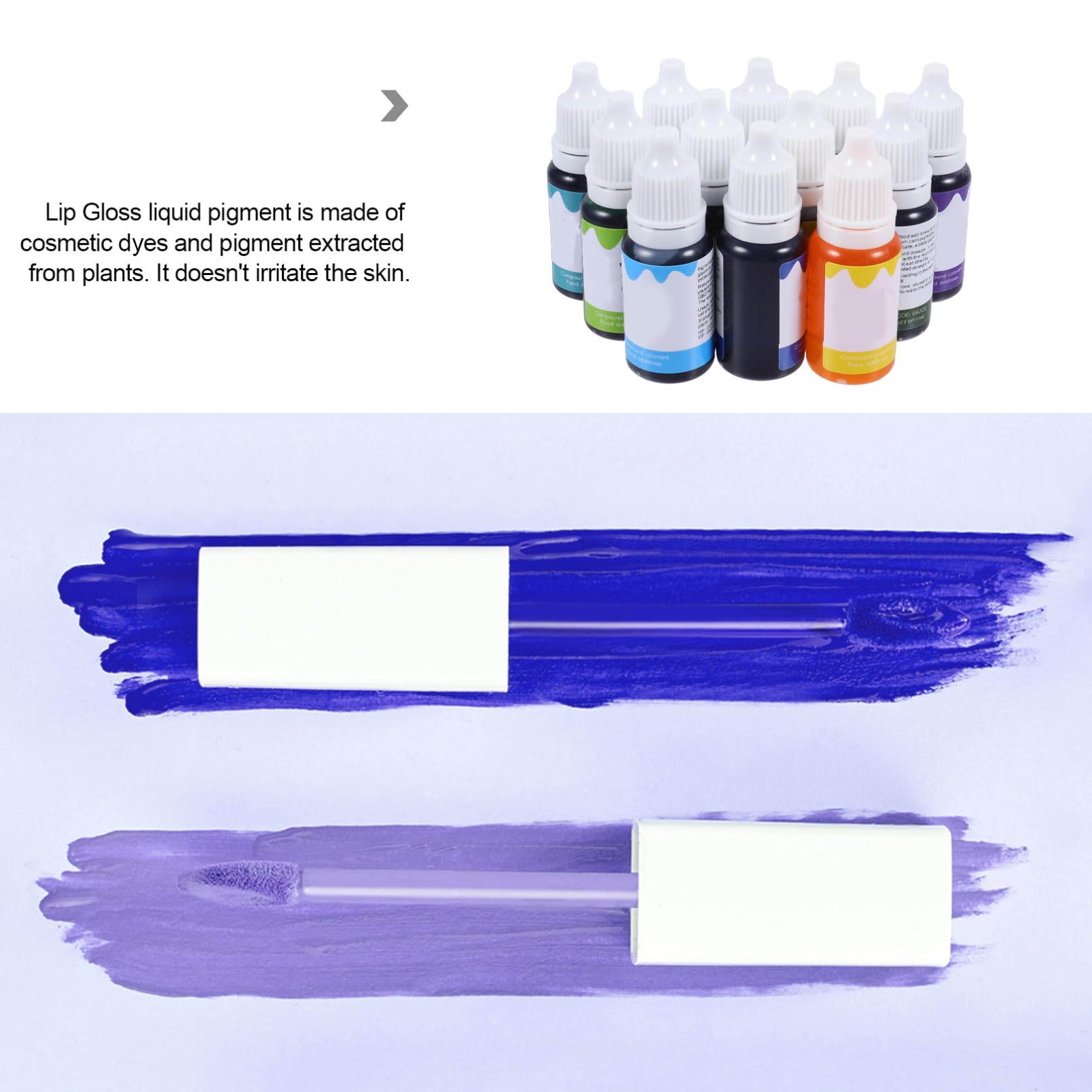 Lipgloss Pigment, Veganer Farbstoff für Lippenmakeup