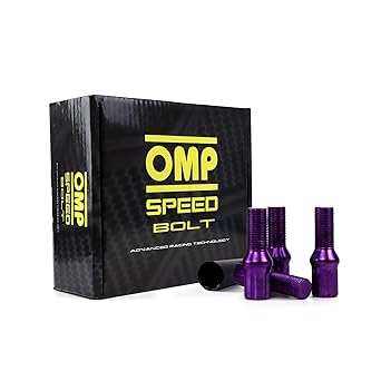 OMP Set 20 Din Screws 10.9 Wrench 17/19 L: 27Mm, M12X1.25, Violet