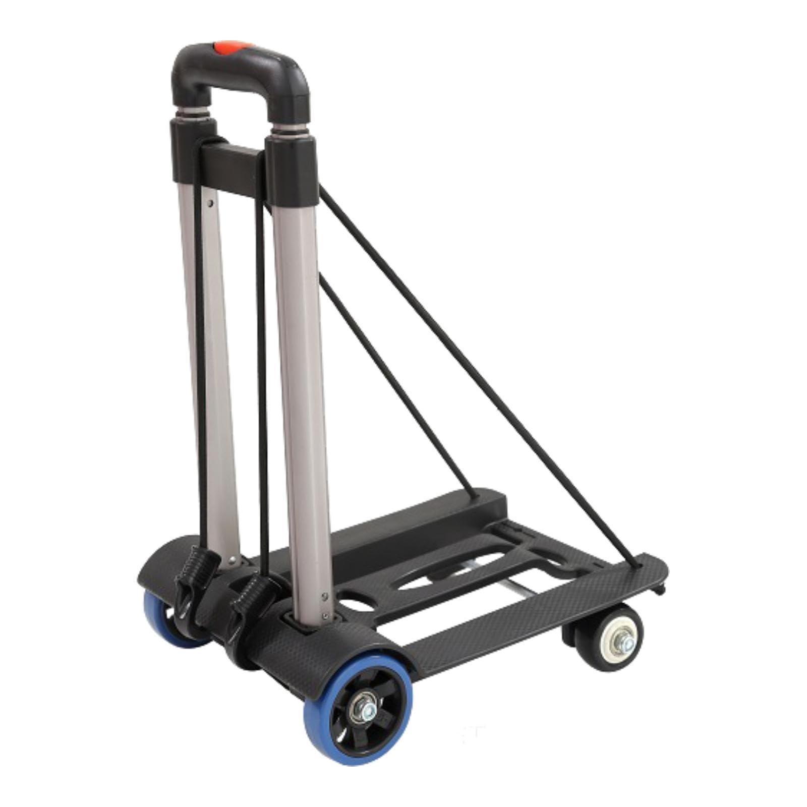 Chariot utilitaire de transport compact et diable pliable à roulettes