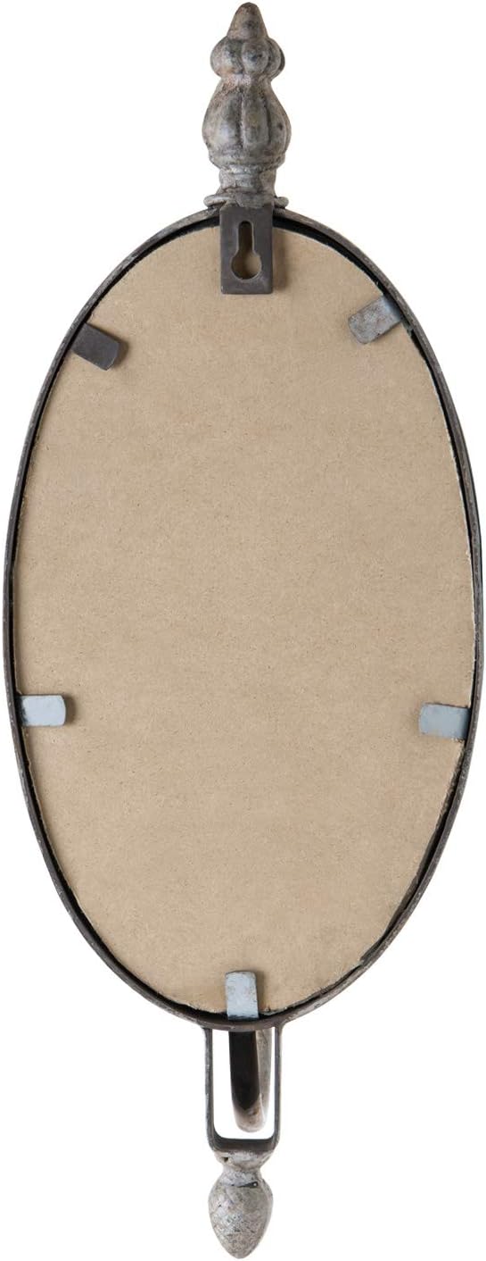 SOFFEE DESIGN Metal Candle sconces (2PCS Silver Gray)