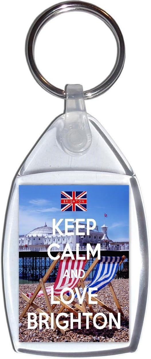 Keep Calm and Love Brighton - Keyring