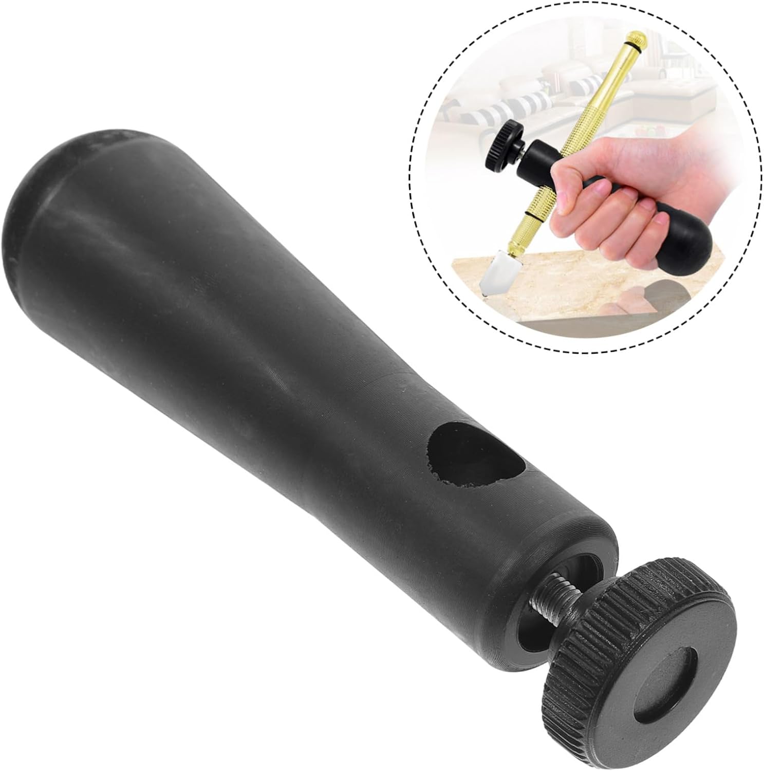 1pc Glass Cutter Handle Ergonomic Accessory for Labor-saving Cutting of Glass and Mirrors Additional Handle for Enhanced Torque and Comfort