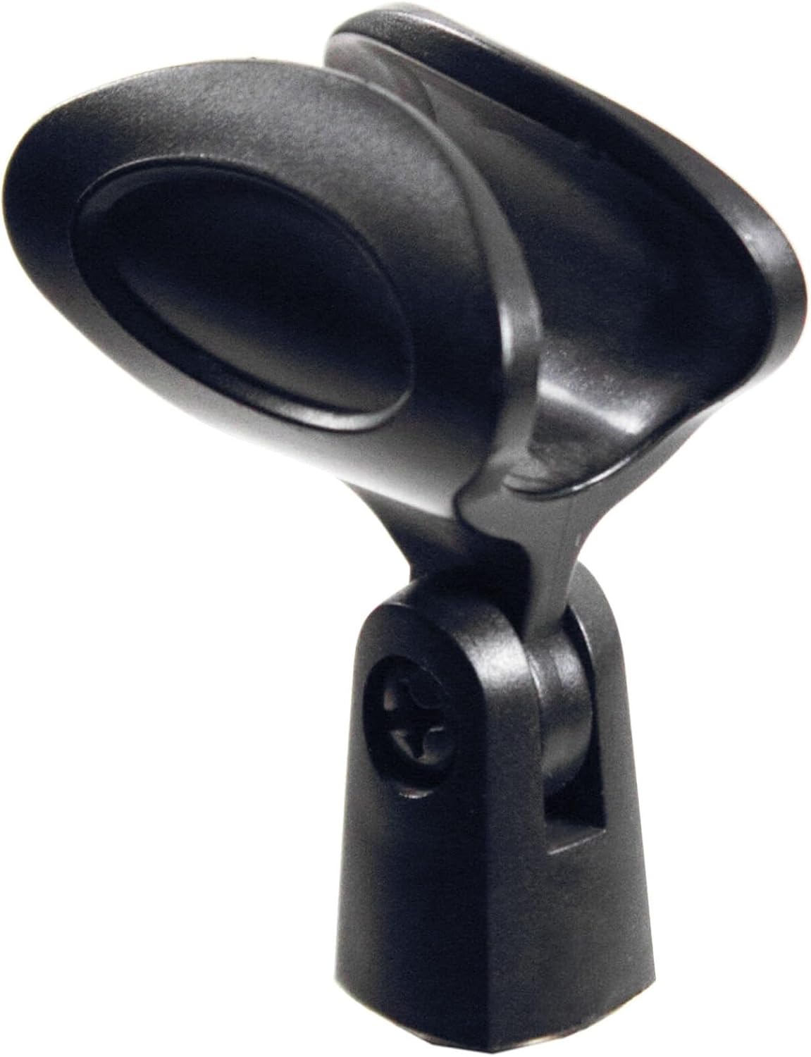 Generic Replacement MZQ1 Microphone Clamp Clip Holder for Sennheiser XS Wireless Microphone Handheld Transmitter, with Screw Adapters 5/8 Male to 3/8 Female, Black, 4 PACK image 2