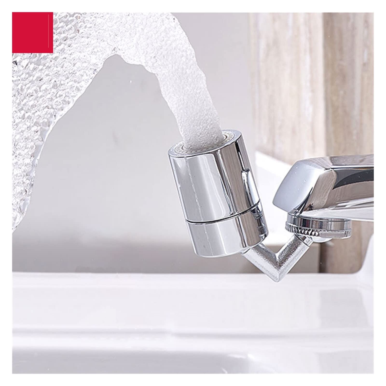Wasserhahnbelüfter, Wasserhahnverlängerung, drehbarer Wasserhahnbelüfter, Spülbecken-Wasserhahnbelüfter, um 720 Grad drehbare Wasserauslassdüse, Wasserhahnverlängerung, Sprudelgerät, Küchen- und Badez
