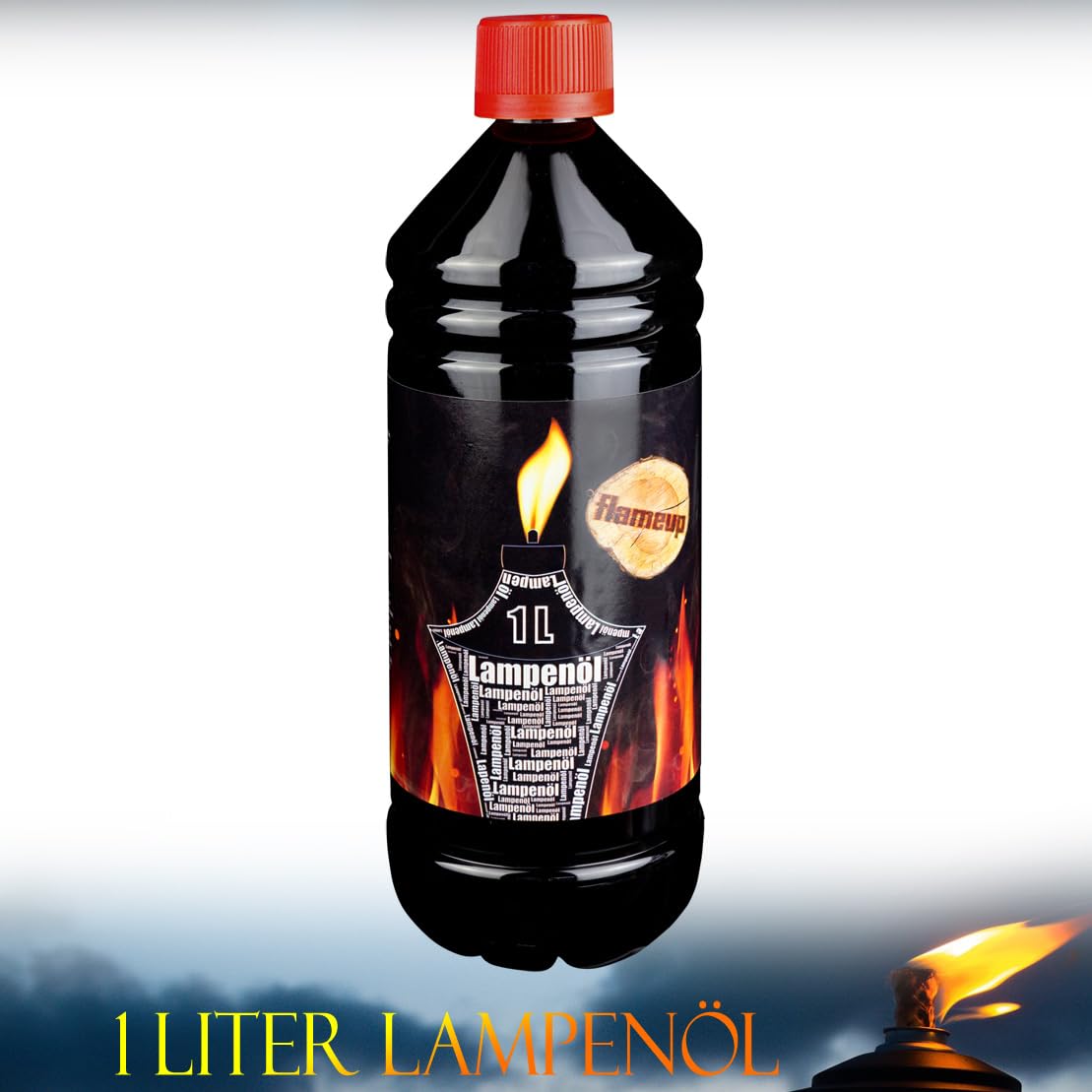Olio per Lampada Neutral 1-24 Litri Clear Lampada Torcia Lanterna Bottiglie da Dentro Fuori Flameup, Numero:1 L