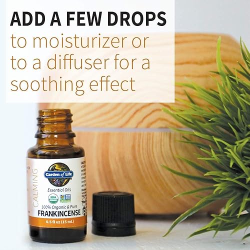 Miniatura 3 de Garden of Life Aceite esencial, incienso, 0.5 onzas líquidas (0.5 fl oz), 100% orgánico y puro por la USDA – limpio, sin diluir y sin OMG – para