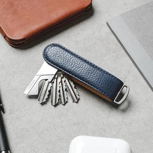 Miniatura 4 de Jibbon Llavero multiherramienta multifuncional EDC  Herramienta organizadora de llaves 5 en 1 de acero inoxidable, abrebotellas con llavero,