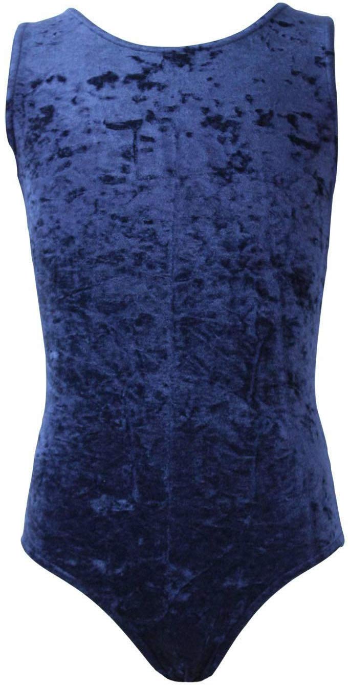 Turnanzug Body Nicki Samt Mädchen Gymnastikanzug Kurzarm Kinder Turnbody kurzärmlich Balettrikot Balettanzug