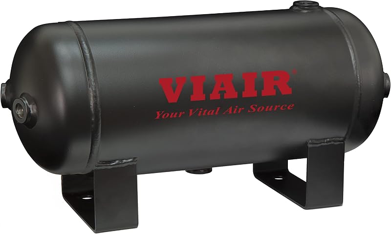 Reservatório de ar VIAIR 1,5 galão com 6 portas 1/4" NPT – 200 PSI