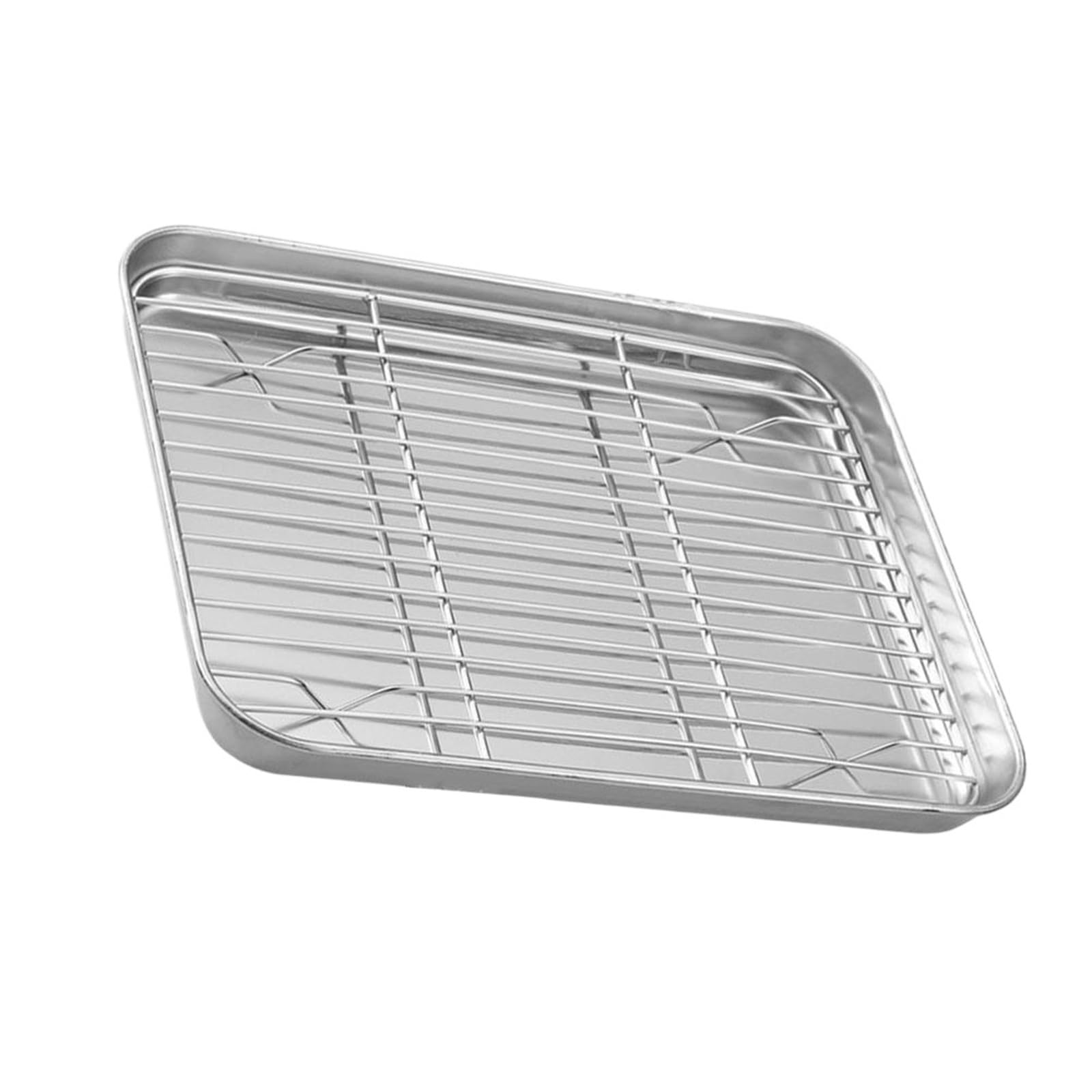 Plaque à rôtir antiadhésive en acier inoxydable grand format idéale pour vos barbecues en famille