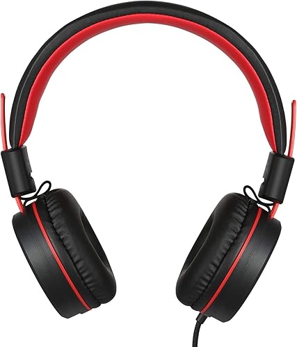 Miniatura 9 de noot products Kids Headphones with Microphone K12 Stereo 5ft Long Cord with 85dB94dB Volume Limit Wired On-Ear Headset for iPadTienda