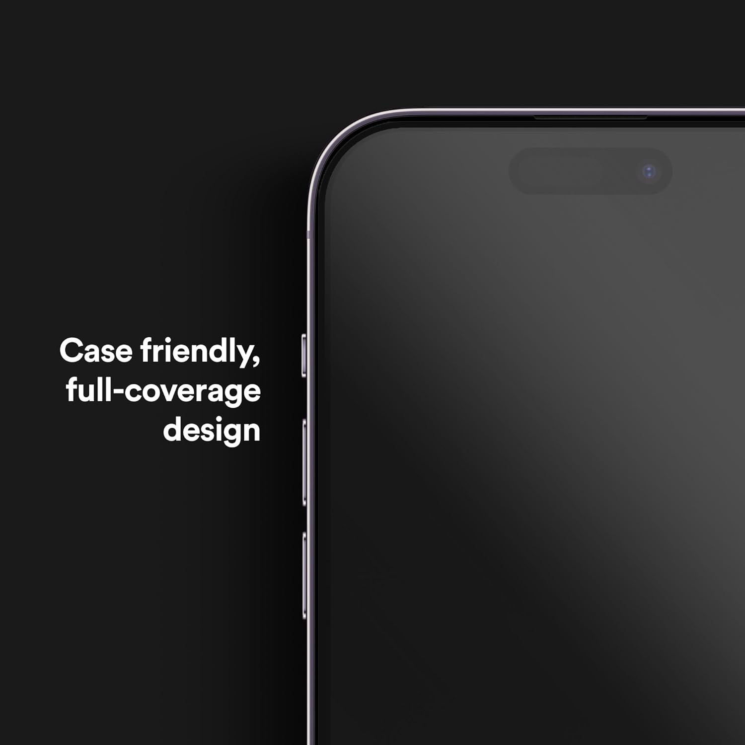 BodyGuardz Apex Privacy Compatible with iPhone 16 Pro Max Screen Protector - 2-Way Privacy With Impact Technology - 9H Hardness Tempered Glass - Easy Install - Case Friendly - Image 3