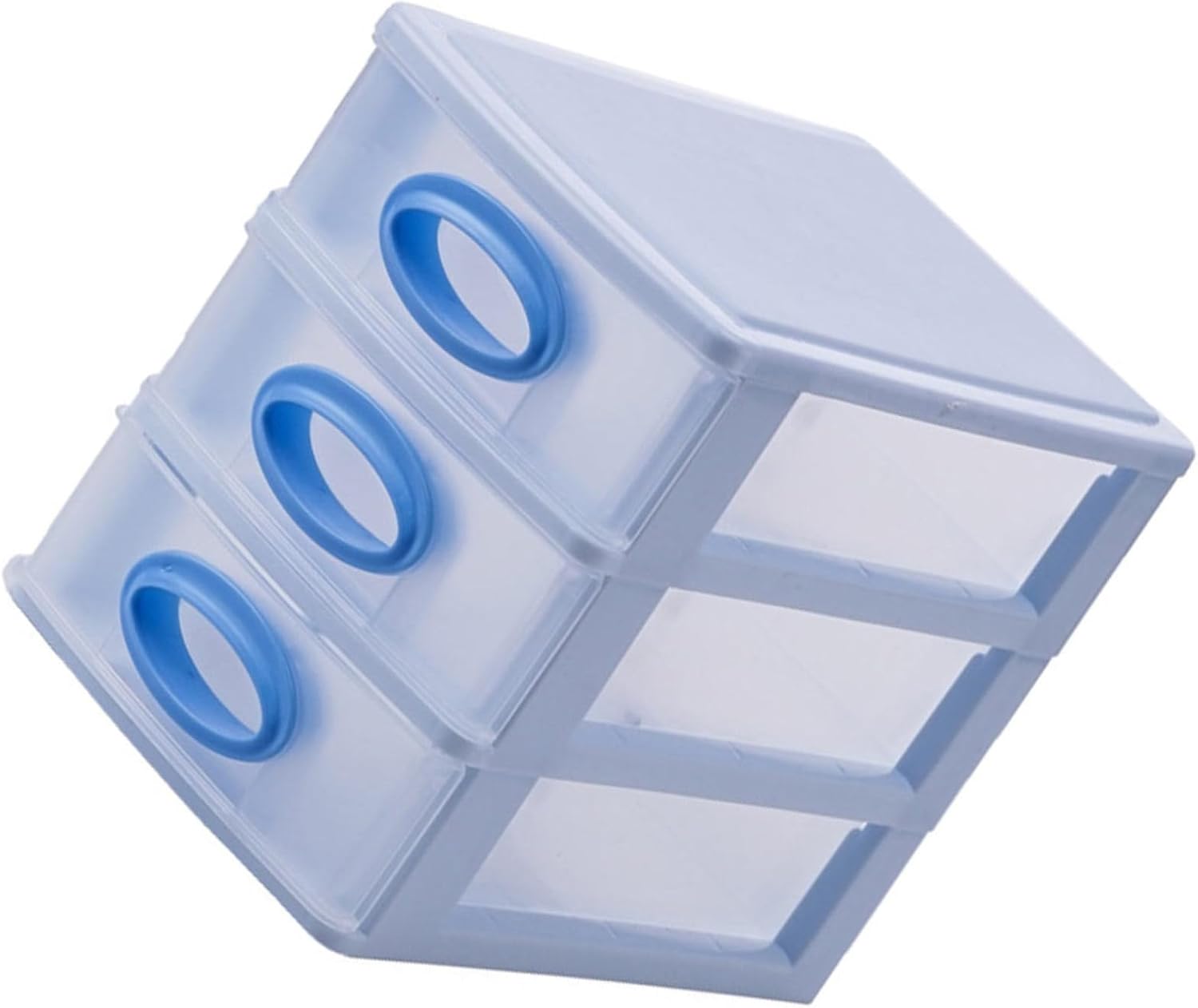 NUOBESTY 1pc Multi-functional Storage Box Transparent Desk Organizer for Office Stationery for Students and Professionals