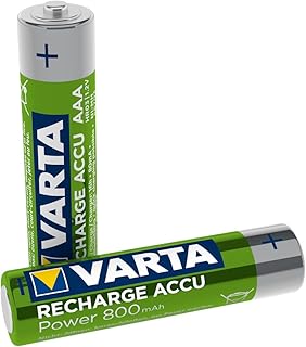 VARTA Recharge Akku Phone Accu AAA Micro Ni-Mh Accu (2er Pack, 800 mAh, geeignet für schnurlose Telefone)