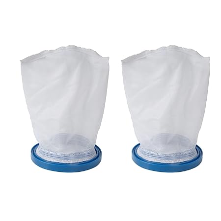 Aillsa Filter Bag (2pcs) for Pool Blaster Max Filter Bag Reusable Compatible with Max Catfish Ultra Ivac 250 Volt fx-4| Sand & Silt Filter Bag Replancement for Handheld Pool Vacuum P30X022SS PBW022SS