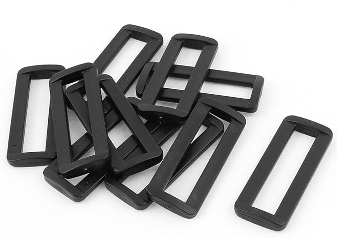 Set 10 Fibbie Tri-Glide Metalliche 50mm - Per Cinture, Borse E Accessori Fai Da Te, Anelli Quadrati - Foto 11