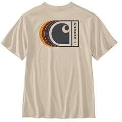 Carhartt Mens Relaxed Fit Lightweight Short-Sleeve C Back Graphic T-Shirt