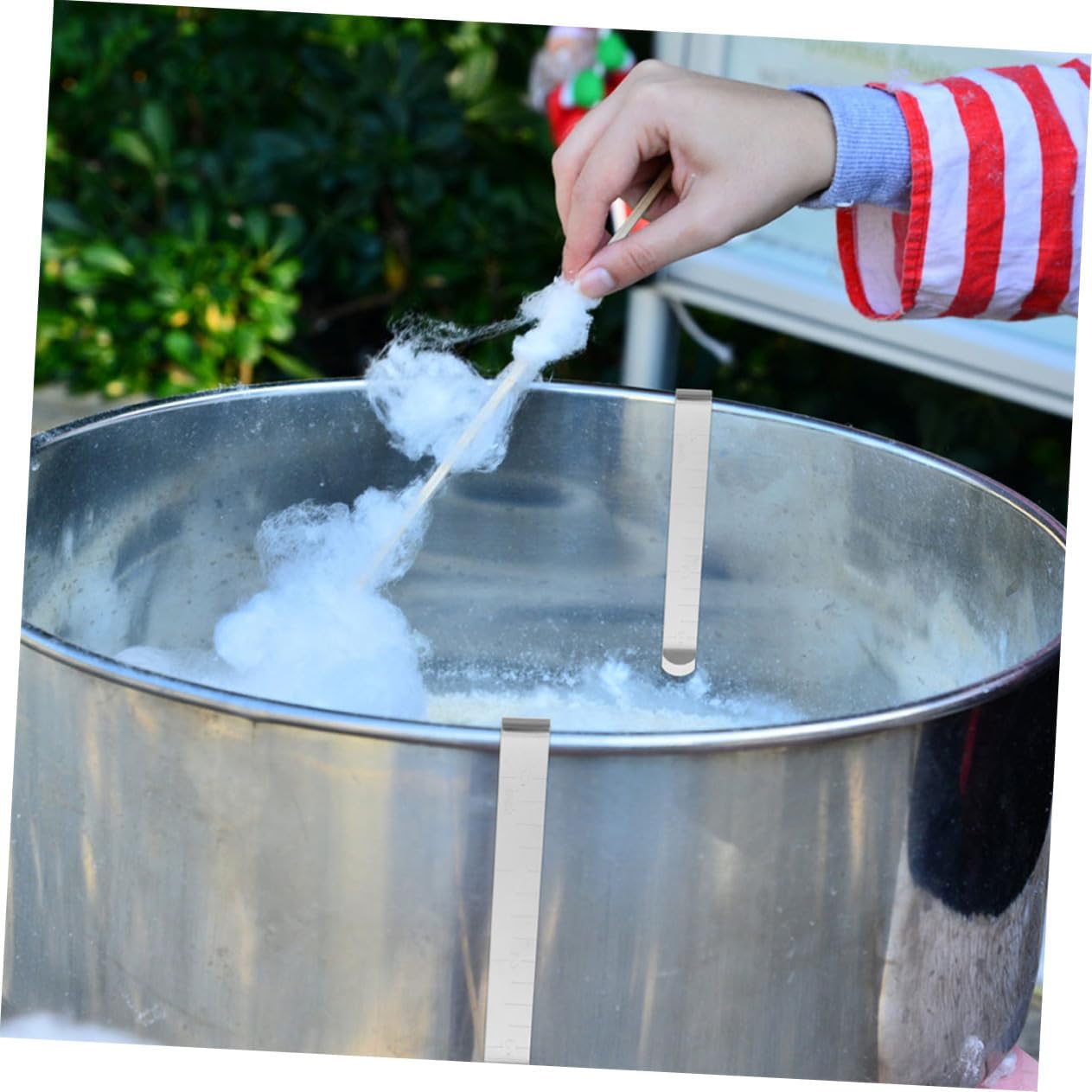 SOLUSTRE 3sets Sugar Making Accessories Mesh Cotton Candy Machine Clips Securing Cotton Candy Clips Cotton Candy Makers Candyfloss Candy Making Stabilizer Stabilizing Stainless 20pcs*3