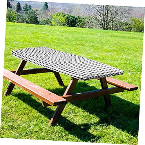 Nappe de pique-nique rectangulaire housse table ajustée camping Milisten