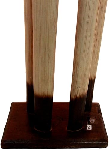 Miniatura 3 de Jerapah - Figura decorativa de animales de jirafa de safari vertical grande hecha a mano, 39.75 pulgadas de alto