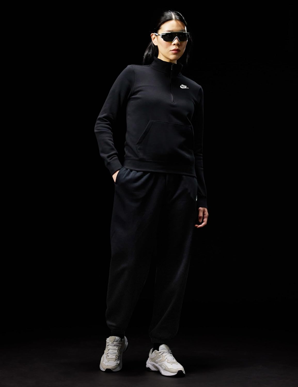 Nike Nike Women's Sportswear Club Fleece 1/2-Zip Sweatshirt - Image 8